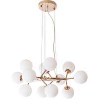 lampara de techo anabel 12xg9 aregxd65cm doradoblanco