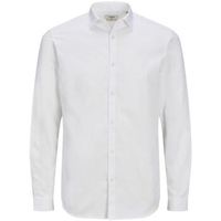 jack  jones camisa manga larga 12201905 cardiff-white slim fit para hombre