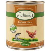 lukullus salmon  chicken - 6 x 800g