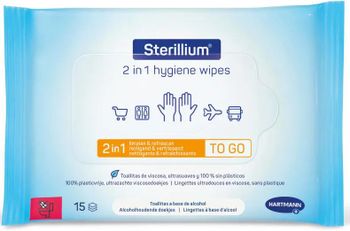 Sterillium Toallitas Desinfectantes 2en1 15 uds