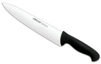 cuchillo cocinero de acero inoxidable nitrum de 250 mm mango negro