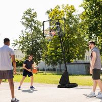 canasta de baloncesto sportnow acero pc pe111x705x293-350 cm negro