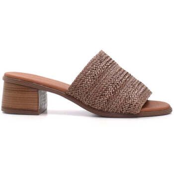 Narf Sandalias moon piel vaqueta sintetica marron chocolate para mujer