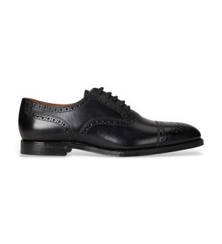 Polo Ralph Lauren para hombre. 811974154001 Zapatos de Piel Maestra negro (43), Plano, Cordones, Casual, Fiesta, Clásico