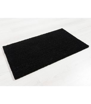 Felpudo de Coco - 17 mm - Color Negro - 40x70 cm.