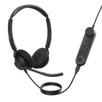 auriculares jabra engage 50 ii con cable usb-c y usb-a para oficina cancelacion de ruido microfono avanzado certificados para microsoft teams color negro