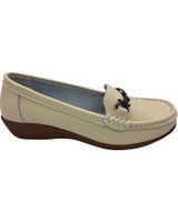 de calzadomania mocasin senora piel beige