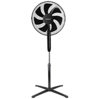 ventilador de pie 16 pulgadas 7 aspas 3 velocidades negro