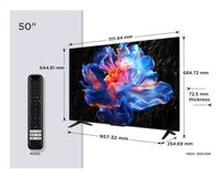 tcl p6k 50p6k televisor 127 cm 50 4k ultra hd smart tv wifi metalico