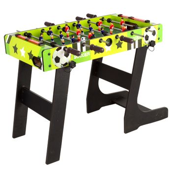 COLORBABY - Mesa futbolín infantil, 2 jugadores, con marcadores manuales, fabricada de madera resistente, juegos de mesa, futbolines para niños, recomendado a partir de 6 años