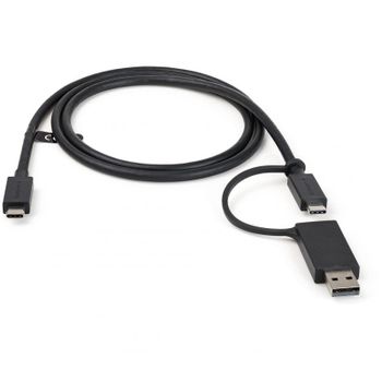 StarTech Cable USB-C con Adaptador USB-A Macho/Macho 1m Negro