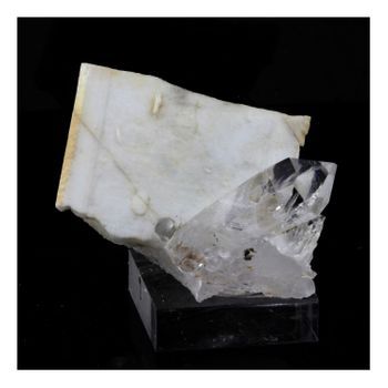 Cuarzo + Baryte - Natural Pierre De Francia, Massif Des Grandes Rousses, Isère | Discovery 2019 - 92.31 Ct - Certificado De Autenticidad Incluido | 35