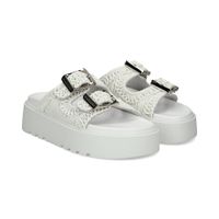 casadei sandalias con plataforma mujer - blanco talla 40