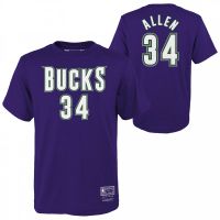 camiseta ray allen nn bucks - mitchell and ness junior