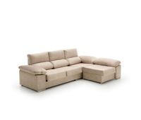 sofa chaise longue reversible  anna beige