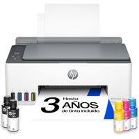 hp smart tank 5105 impresora recargable multifuncion  incluye tinta para imprimir  imprime escanea y copia blanco  negro y color  deposito de tinta grande  wirfi  3 meses de instant ink
