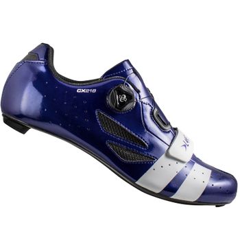 Lake CX218 Carbon Road Shoes - Navy Blue/White - EU 44