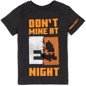 Minecraft Tops y Camisetas Don't Mine At Night para niña