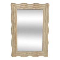 espejo ondulado charlie 55x79cm beige