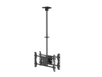 soporte pantalla profesional de techo equip 2 pantallas 32-65 inclinable max 50kgs