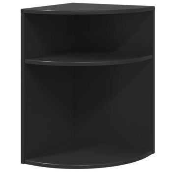 Mesa Auxiliar Negro 39,7 X 39,7 X 60 Cm Madera De Ingeniería Vidaxl