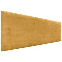 dhome cabecero de pana liso 160x50 camas 150160 - mostaza