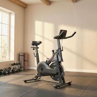 bicicleta estatica sportnow de acero abs 103x49x98-112 cm negro