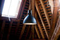 lampara colgante vintage de metal negro