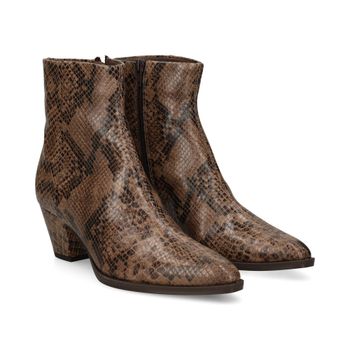 Unisa Botines Con Tacón Mujer - Beige Talla 39