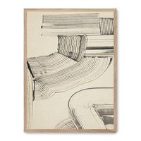 cuadro art with black lines i