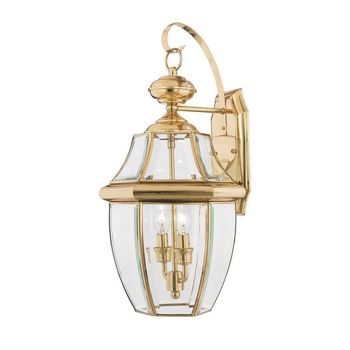 Aplique de pared de exterior newbury (2 luces)