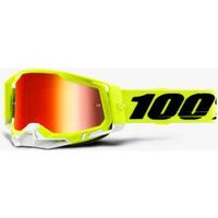 100 racecraft 2 goggle yellow - mirror red lens