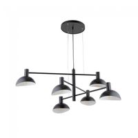 lampara colgante artistika 6 luces