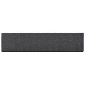 Alfombra De Pasillo Gris Antracita 80x400 Cm Vidaxl