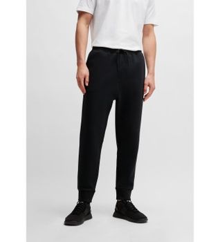 BOSS para hombre. 50506141 Pantalón Hadiko negro (M), Casual, Algodón