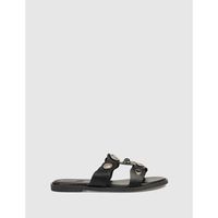 kamome trends sandalias sandalia nerissa negro para mujer