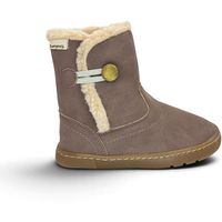 pisamonas zapatillas botas barefoot forro borreguito cierre boton para nina