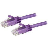 startech cable de red utp snagless cat6 15m purpura