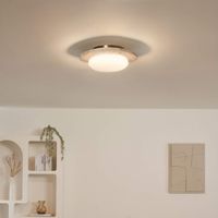 plafon travertino acrilico y metal  32 cm