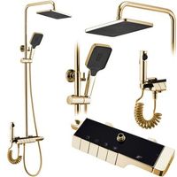conjunto de ducha rea con termostato rob gold