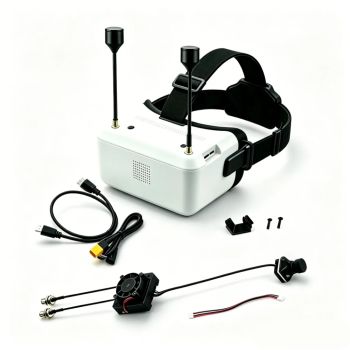 Sistema de transmisión HD Hawkeye+Gafas FPV HD LCD DVR OSD 1280*720 con 720p 60fps 1/2.8