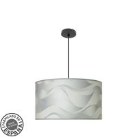 colgante moda 3xe27 negroola gris regx50x50cm cdifusor