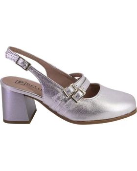de PITILLOS 10495 ZAPATOS DE MUJER PIEL PLATA