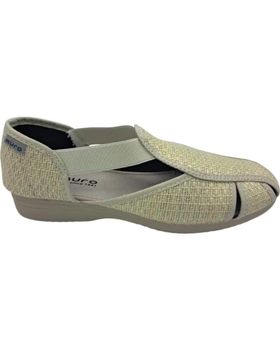 de CALZADOMANIA SANDALIA LONA MURO BEIGE