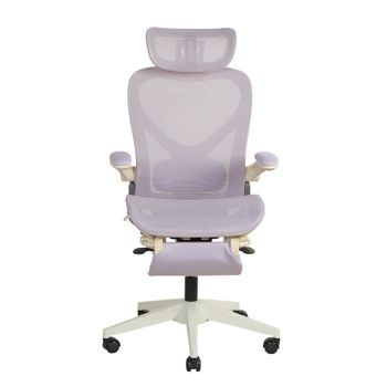Silla De Oficina Ergonómica - Mueble De Escritorio - Malla - Morado (62x48.5x129cm)