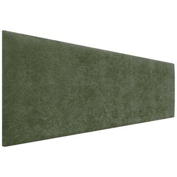 Dhome Cabecero Verde 135cm Acabado Toalla Soft Tapizado Liso 4cm Grosor 70 Alto Tejido Suave Para Pared Acústicos Cabeceros Absorbentes (135cm, 4cm - 70 Al. - Verde)