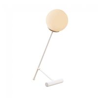 lampara de mesa birdie opal blanco