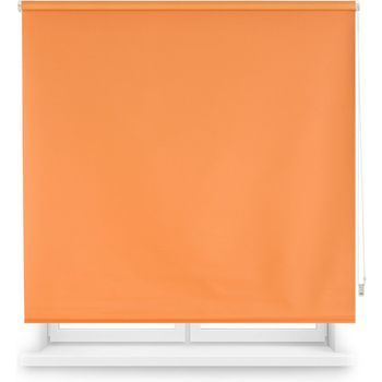 Estor Enrollable Opaco A Medida - Estor Opaco Tamaño 170x230 - Estor Enrollable Color Naranja | Blindecor