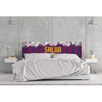 Oeidm Cabecero Cama Pvc Impresión Digital 100% Personalizado | Futbol Azulgrana 200 X 60 Cm | Cabecero Original Y Económico