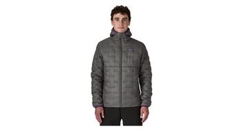 Patagonia micro puff hoody gris hombre